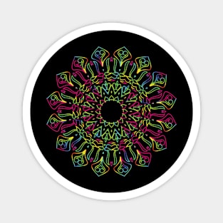 Mandala Rainbow 02597 Magnet